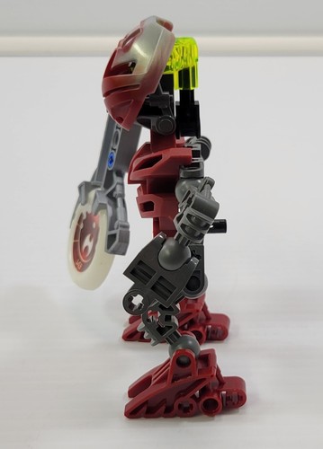 *B9) 2003 LEGO Bionicle Matoran of Metru Nui Mini Figure - Nuhrii - Red - Picture 6 of 12