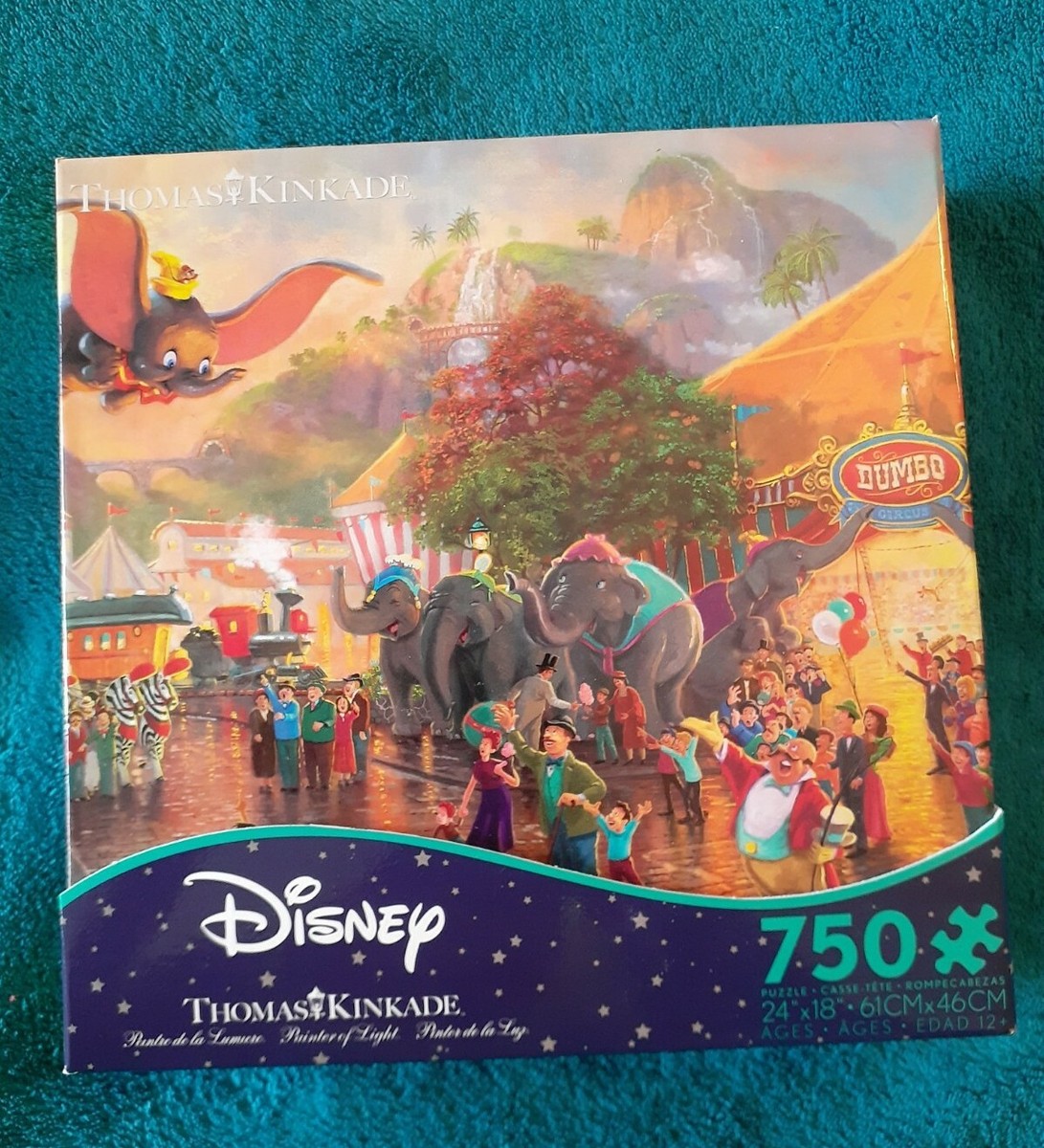 Disney Thomas Kinkade ダンボ 750ピースジグソーパズル Disney Thomas Kinkade Dumbo 750 Piece Puzzle! | eBay