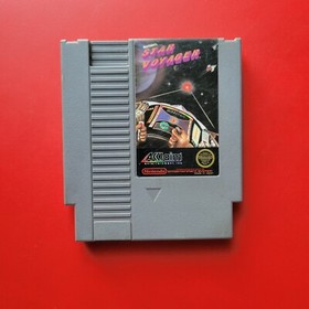 Nintendo NES Star Voyager Game with Hangtag Box Manual Works