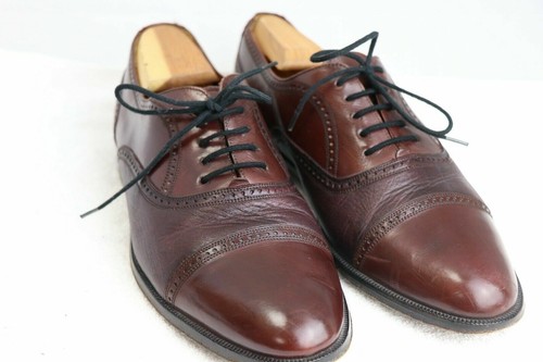 Mezlan Florence Cap Toe Leather Oxfords 