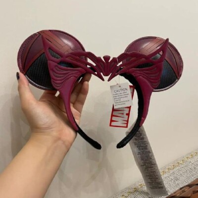 Scarlet Witch Mickey Ears Collection Wanda Disney Parks Marvel Comics Headband