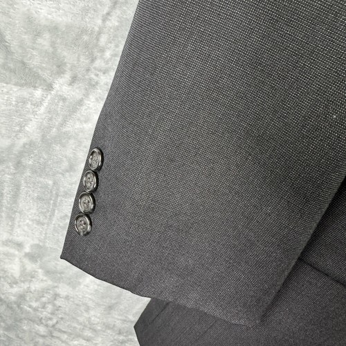 burberrys suit blazer mens dark charcoal gray (44 measured) - Picture 4 of 16