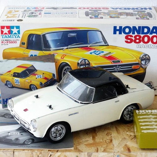 Tamiya 1/10 RC Honda S800 Racing Car #58175 M-02 Chassis – 1996 Vintage Japan