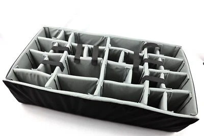 WORLDCASECOMPANY New revised expanded Grey 2026 Padded Divider Set fits your Pelican 1650 case