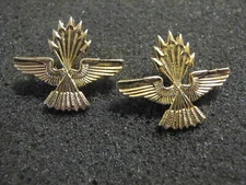 PAIR OF VINTAGE INSIGNIA BUREAU OF INSULAR AFFAIRS COLLAR INSIGNIA