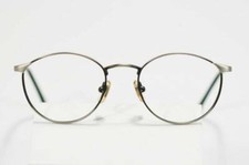 FOSSIL JAMIE RETRO BRUSH SILVER METAL SPRING-HINGED EYEGLASS SUNGLASS FRAMES