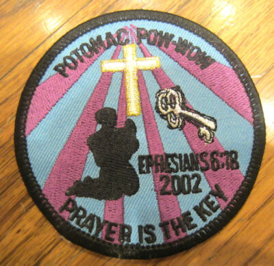 Royal Rangers Rr Uniform Patch Potomac Pow Wow Ephesians 6:18 Prayer Is The Key