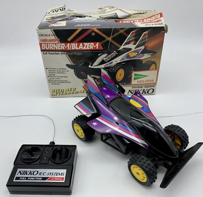 Nikko Burner-1 Blazer-1 Radio Controlled Skala 1/20 RC Vintage Jahre 80  