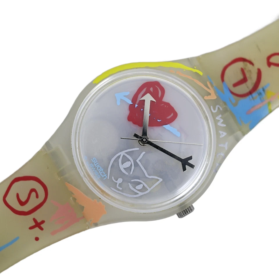 Reloj Swatch Vintage Take My Heart GW130 2000 Cuarzo Unisex Foto 2 de 4
