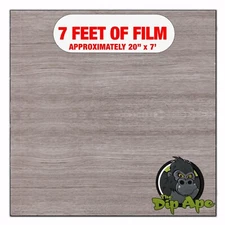 Hydrographic film Grey Straight Wood hydro dipping 7' x 20" hydro dip