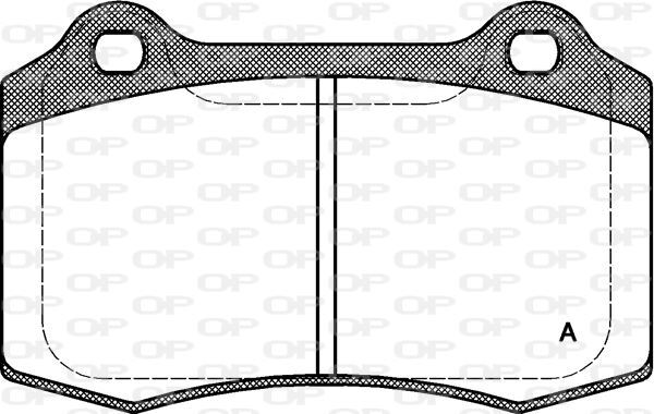 Plaquettes de frein pour DS3 anti-sifflement moteur 1.6 HDi VTi