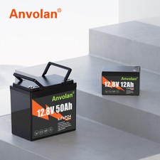 12V 12Ah 50Ah Lithium Battery LiFePO4 BMS Deep Cycle for Outdoor Trolling Motor