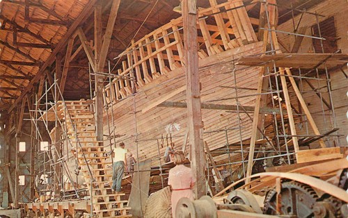 AK Hauptschiff Gebäude Handwerker Boothbay Hafen unbespielt - Bild 1 von 2