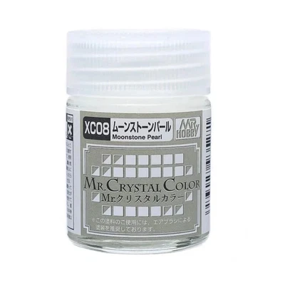 Mr. Hobby Mr. Crystal Color XC08 Moonstone Pearl (18ml) Solvent Based Acrylic...