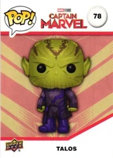 TALOS CAPTAIN MARVEL #78 2023 UD Marvel FUNKO Trading Collectible Card
