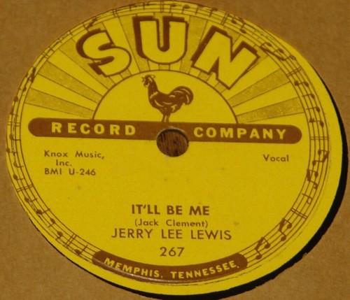 JERRY LEE LEWIS ~ WHOLE LOT OF SHAKING ON b/w IT'LL BE ME ~ USA SUN 78 RPM EX+ - Picture 4 of 4