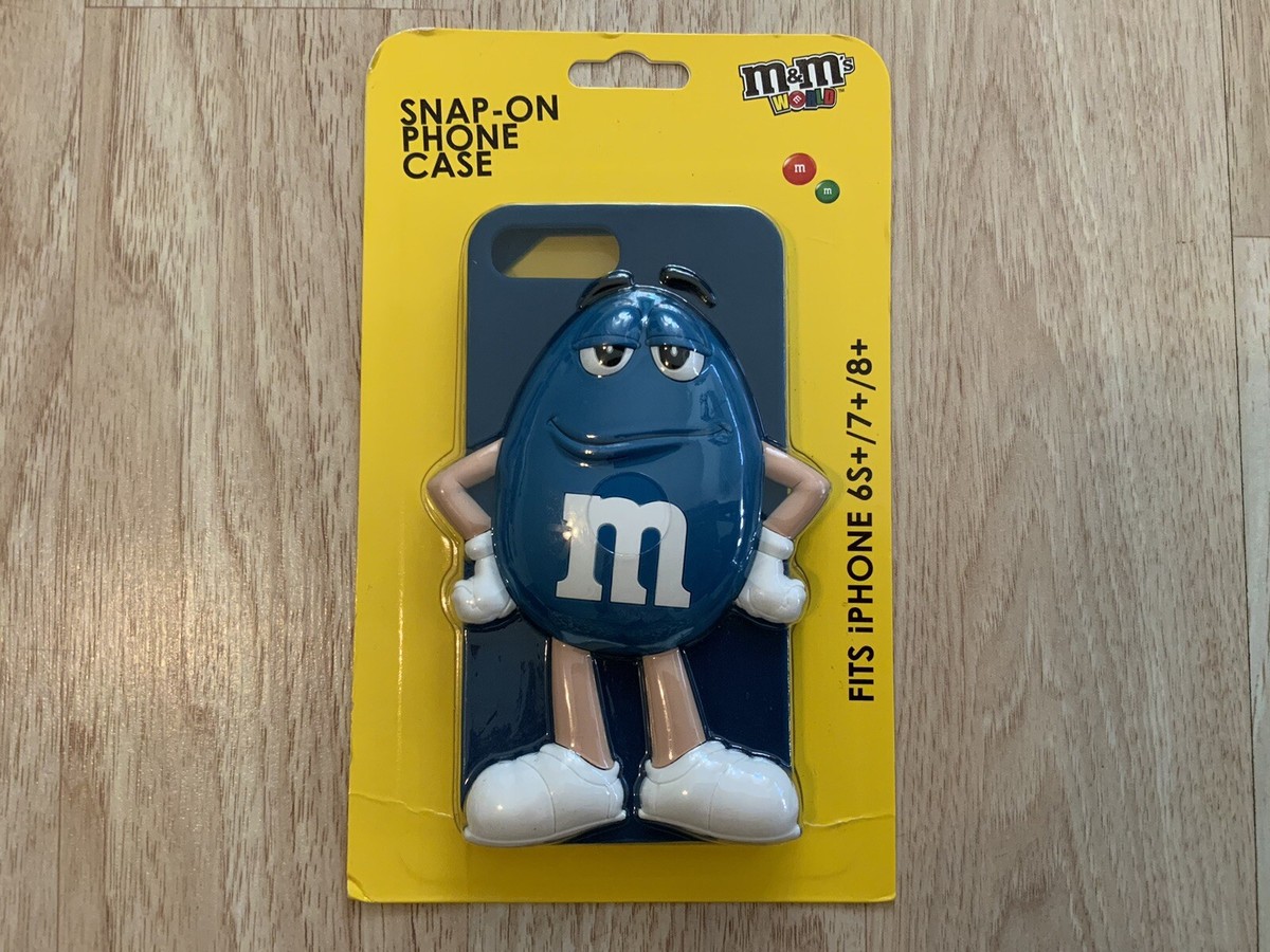iPhone - M&amp;M&amp;M NEW M&M's Case Fits IPhone 6S+/7+/8+ Snap-on Blue | eBay