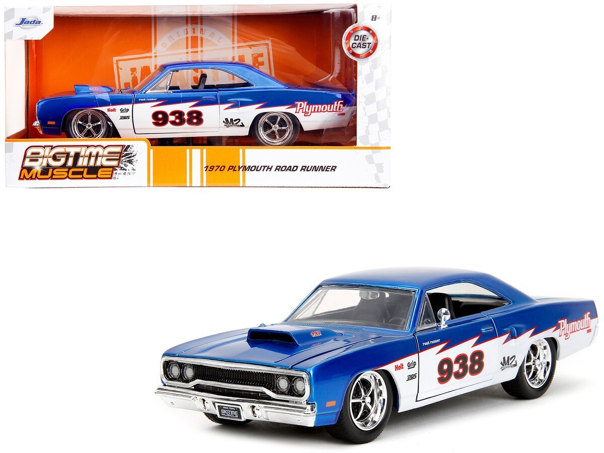 ミニカー BIGTIME MUSCLE 1970 PLYMOUTH ROAD RUNNER Amazon.com: Big Time Muscle 1:24 1970 Plymouth Road Runner