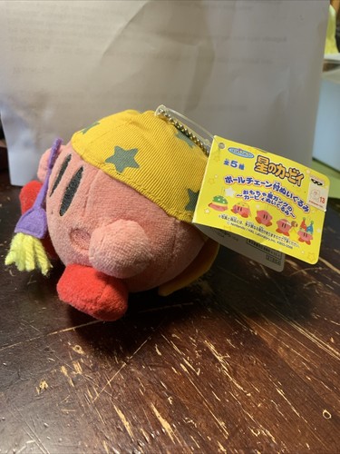 Banpresto Pulizia Kirby Anime Peluche Portachiavi 2003 con Etichetta Giapponese Nintendo - Foto 7 di 24