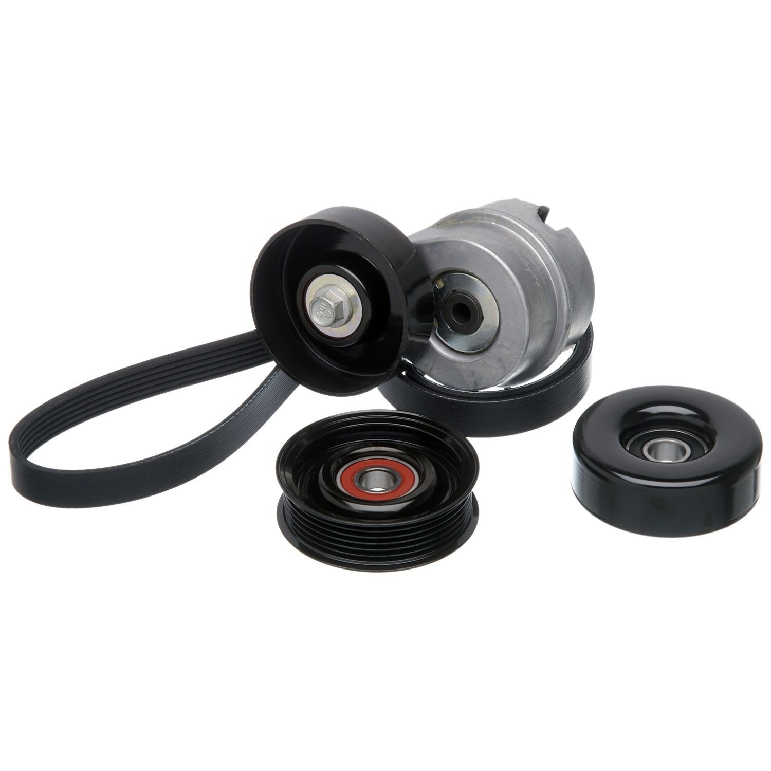 Gates 90K-38138 Serpentine Belt Drive Component Kit For Select 97-06 Ford Models
