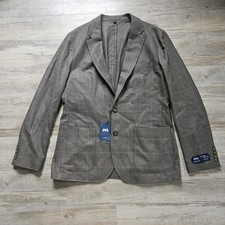 NWT J.Crew Ludlow Blazer 42R Brown Herringbone Moon Wool Blend Sport Coat Blazer