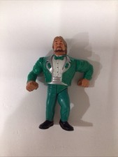 Vintage WWF Hasbro Titan Sports 1991 Million Dollar Man Action Figure Green Suit
