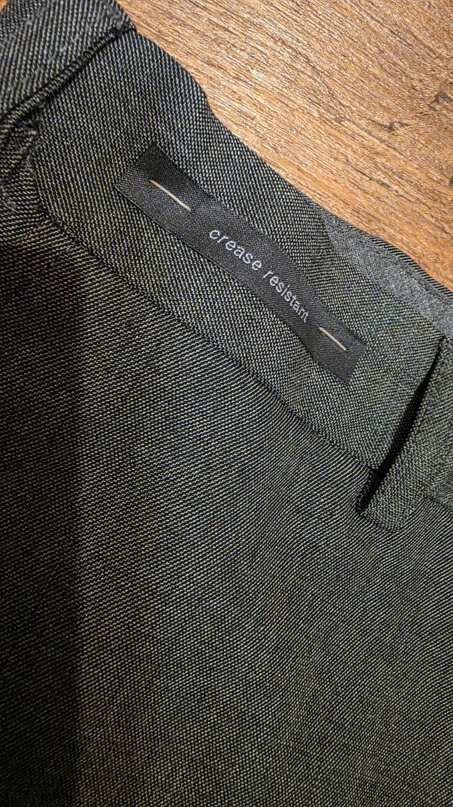M&S Collection Mens Grey Crease Resistant Trousers W34 L29 Regular Fit Smart image 3
