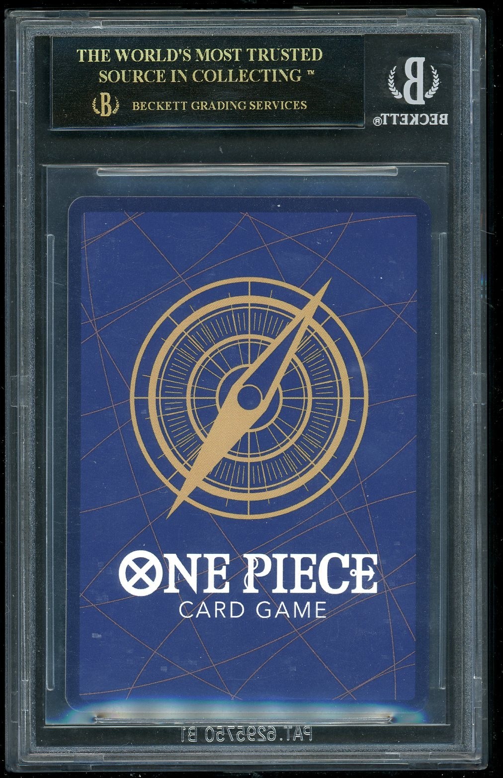 OP Marshall.D.Teach Wanted SP SR Emperors in the New World BGS 10 Black Label view 2