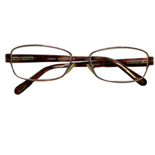 Safilo Elasta Eyeglasses 4826 Brown Rectangular Frame Italy 54-15-135