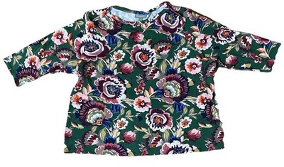 Style & Co + Emery Rose Plus Size 3X Top Bundle Floral & Red Blouse Lot (2)