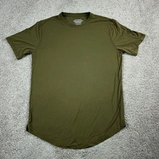 Jack Archer Shirt Mens Medium Green Crew Neck Stretch Lightweight Casual Comfort