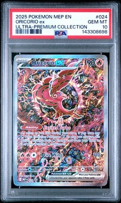 PSA 10 Oricorio Ex SIR Charizard UPC #024 2025 Pokemon Promo