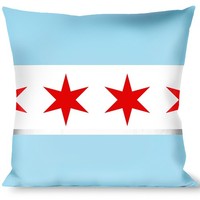 Pillow - Throw - Chicago Flags/Black (Us Import) Acc Neu