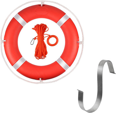 Life Ring, 23''/28'' Boat Safety Throw Rings, Life Preserver Ring with Bracket and