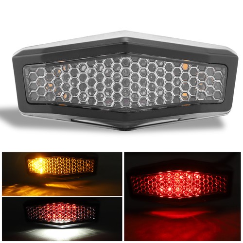 Luces LED de parada de freno de señal de giro para motocicleta luces traseras de matrícula - Imagen 2 de 15