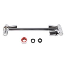 Adjustable Shower Arm Extension, Solid Brass 12-inch With Anti-Leak Connection