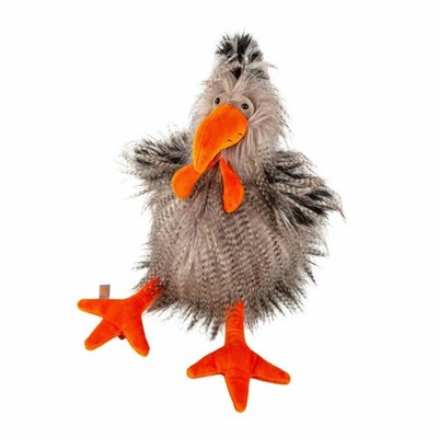 sigikid Roost Boost Kikeriki Kuscheltier Stofftier Schmusetier Grau 30 cm