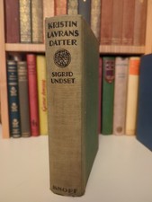 1930 Kristin Lavransdatter 1st edition (HB) By Sigrid Undset
