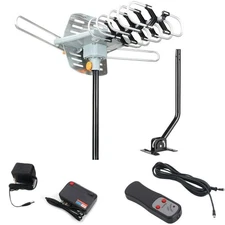 300 Miles TV Antenna Amplified Outdoor HD 1080P Digital Signal 360° Rotating New