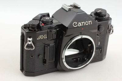 READ EXC+5] Canon A-1 SLR Black FIlm Camera Body New FD 50mm F1.8