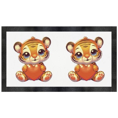 Futtermatte für Haustiere ''Süßer Baby Tiger mit Liebesherz'' (PM00037473)