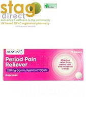 Period Pain Relief - 250mg - uk pharmacy medicine - 9 Tablets - Almus