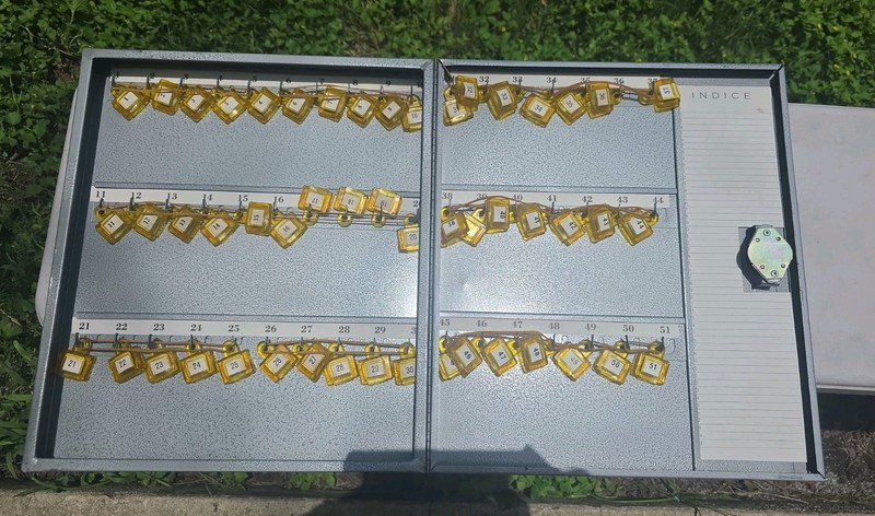 Key Cabinet Wall Mount Lock Box Key Storage Organizer 51 Hangers