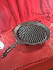 Rare AGA Stove Co. Elizabeth N.J Cast Iron Oval Griddle 15" Pat 2,008,767