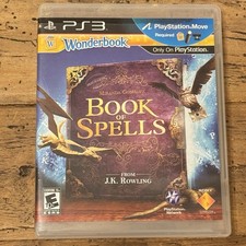 Wonderbook Book of Spells PS3 PlayStation 3 Harry Potter J.K. Rowling CIB