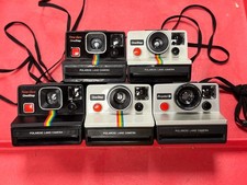 Lot of 5 Polaroid SX-70 OneStep Rainbow Land Cameras
