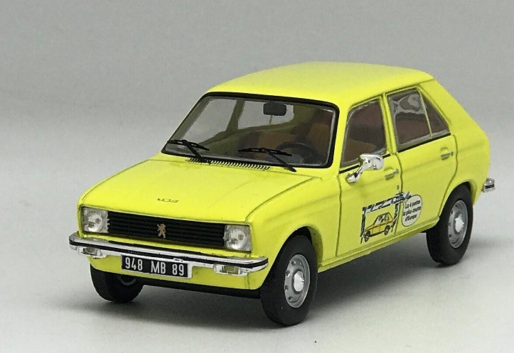 PEUGEOT 104 1972 jaune ODEON la nostalgie de la berline de notre enfance