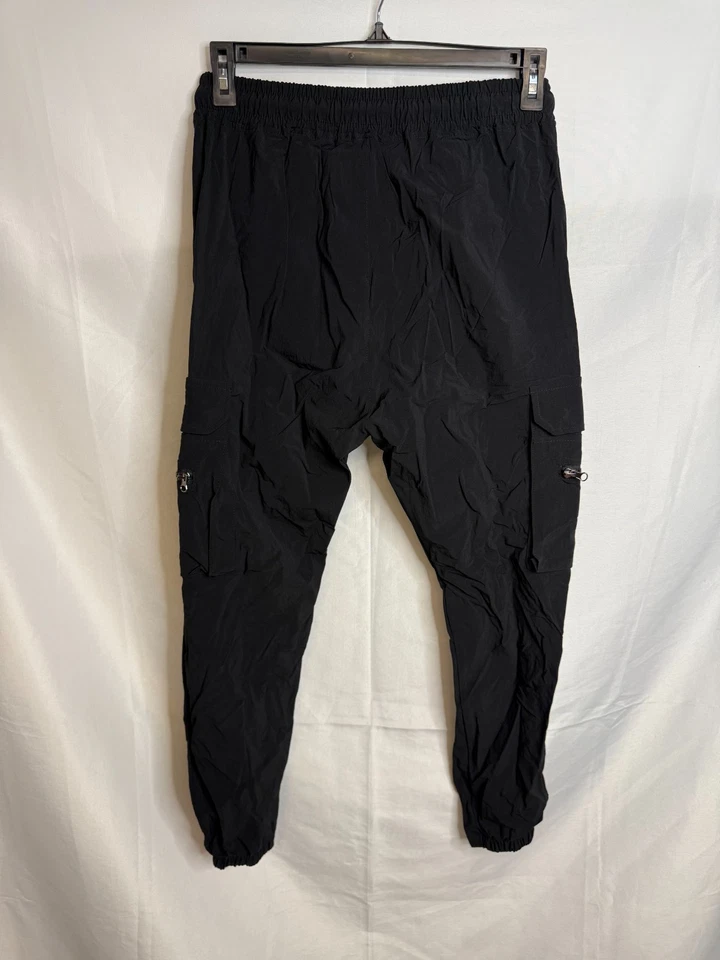 Pantalones de chándal Ron Tomson para hombre negros con logotipo cintura elástica estilo cargo talla L nuevos con etiquetas Foto 3 de 4