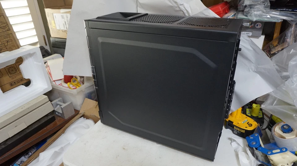 COUGAR Volant Black Steel ATX Mid Tower Computer Case NOS free ship USA - Image 4 of 4