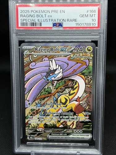 Raging Bolt ex 166/131 Sv: Prismatic Evolutions Holo PSA 10